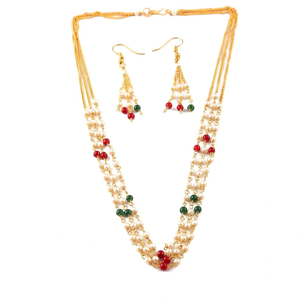 アクセサリー indian jewelry beads necklace Victorian Moissanite Monalisa Beads Short Necklace Indian
